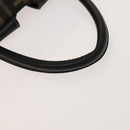 FENDI Zucca Canvas Backpack Black Brown gold Auth 123804-7