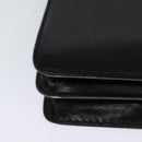 Chloe Shoulder Bag Leather Black Gold Auth 123811-15