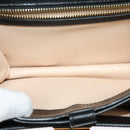 Chloe Shoulder Bag Leather Black Gold Auth 123811-11