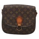 LOUIS VUITTON Monogram Saint Cloud GM Shoulder Bag M51242 LV Auth 123815-13
