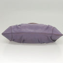 Salvatore Ferragamo Gancini Shoulder Bag Leather Purple Auth 123821-5