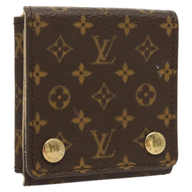 LOUIS VUITTON Monogram Jewelry Case Jewelry Box LV Auth 123828