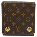 LOUIS VUITTON Monogram Jewelry Case Jewelry Box LV Auth 123828-2
