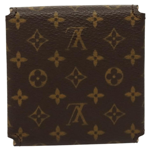 LOUIS VUITTON Monogram Jewelry Case Jewelry Box LV Auth 123828