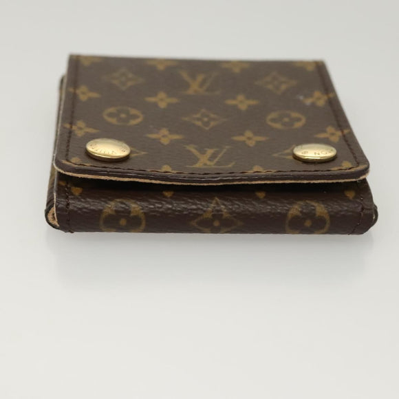 LOUIS VUITTON Monogram Jewelry Case Jewelry Box LV Auth 123828