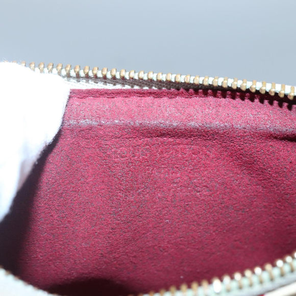 LOUIS VUITTON Monogram Multicolor Pochette MM Pouch White M60028 LV Auth 123829