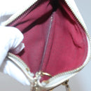 LOUIS VUITTON Monogram Multicolor Pochette MM Pouch White M60028 LV Auth 123829-11