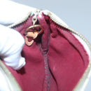 LOUIS VUITTON Monogram Multicolor Pochette MM Pouch White M60028 LV Auth 123829-18