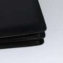 BALLY Hand Bag Leather 2way Black Gold Auth 123830-16