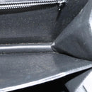 BALLY Hand Bag Leather 2way Black Gold Auth 123830-18