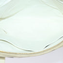 CHANEL Hand Bag Canvas White Black CC Auth 123833-10