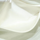 CHANEL Hand Bag Canvas White Black CC Auth 123833-21