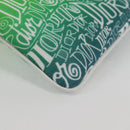 Christian Dior STUSSY Collaboration Pouch Nylon Yellow Green Auth 123837M-15