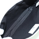 Christian Dior STUSSY Collaboration Pouch Nylon Yellow Green Auth 123837AM-10