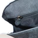 Christian Dior Montaigne Shoulder Bag Denim Black Gold Auth 123839SV-22