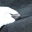 Christian Dior Montaigne Shoulder Bag Denim Black Gold Auth 123839SV-24