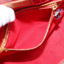 LOUIS VUITTON Monogram Vernis Reade PM Hand Bag Red Rouge M91088 LV Auth 123840-21