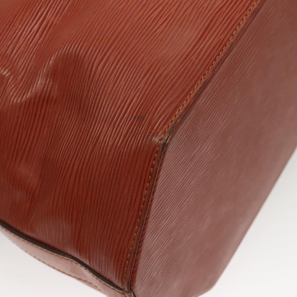 LOUIS VUITTON Epi Sac Depaule GM Shoulder Bag Brown M80193 LV Auth 123842