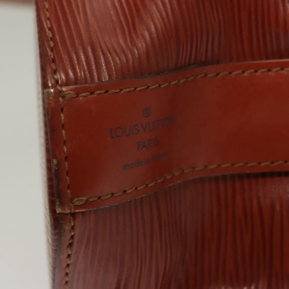 LOUIS VUITTON Epi Sac Depaule GM Shoulder Bag Brown M80193 LV Auth 123842