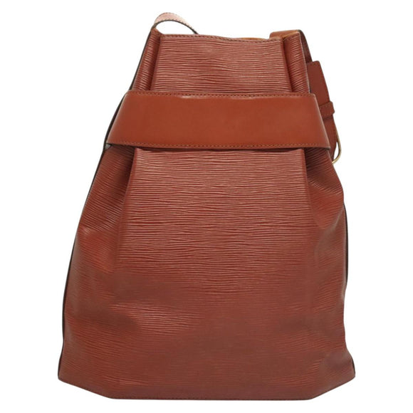 LOUIS VUITTON Epi Sac Depaule GM Shoulder Bag Brown M80193 LV Auth 123842