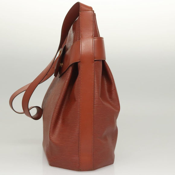 LOUIS VUITTON Epi Sac Depaule GM Shoulder Bag Brown M80193 LV Auth 123842