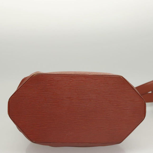 LOUIS VUITTON Epi Sac Depaule GM Shoulder Bag Brown M80193 LV Auth 123842