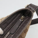 GUCCI GG Canvas Shoulder Bag Outlet Beige Gold 388930 Auth 123848-9
