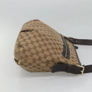 GUCCI GG Canvas Shoulder Bag Outlet Beige Gold 388930 Auth 123848-3