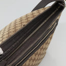 GUCCI GG Canvas Shoulder Bag Outlet Beige Gold 388930 Auth 123848-6