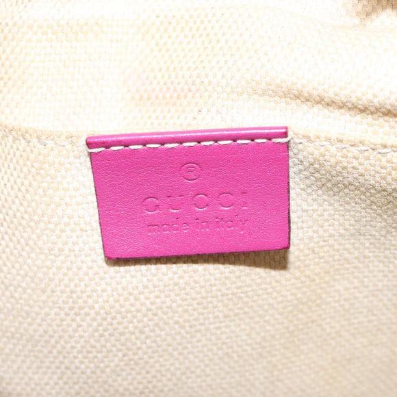 GUCCI Soho Interlocking Shoulder Bag Enamel Red Gold 308364 Auth 123849