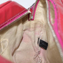 GUCCI Soho Interlocking Shoulder Bag Enamel Red Gold 308364 Auth 123849-21