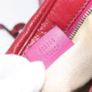 GUCCI Soho Interlocking Shoulder Bag Enamel Red Gold 308364 Auth 123849-12