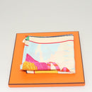 HERMES Carre 70 Scarf ""TIED UP IN KNOTS"" Silk Ivory Auth 123854-13