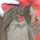 PRADA Hand Bag Canvas Beige Gold Auth 123858-19