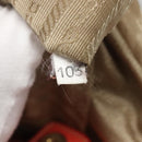 PRADA Hand Bag Canvas Beige Gold Auth 123858-12
