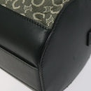 CELINE C Macadam Canvas Shoulder Bag Green Gold Auth 123863-9