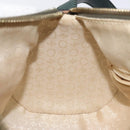 CELINE C Macadam Canvas Shoulder Bag Green Gold Auth 123863-19