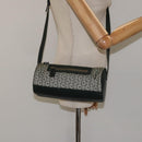 CELINE C Macadam Canvas Shoulder Bag Green Gold Auth 123863-22