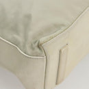 PRADA Shoulder Bag Nylon Silver Gray Auth 123869-14