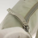 PRADA Shoulder Bag Nylon Silver Gray Auth 123869-18