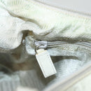 PRADA Shoulder Bag Nylon Silver Gray Auth 123869-24