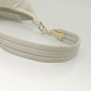 PRADA Shoulder Bag Nylon Silver Gray Auth 123869-8