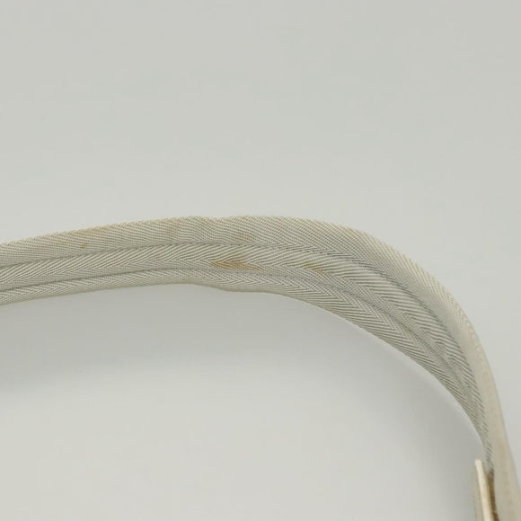 PRADA Shoulder Bag Nylon Silver Gray Auth 123869