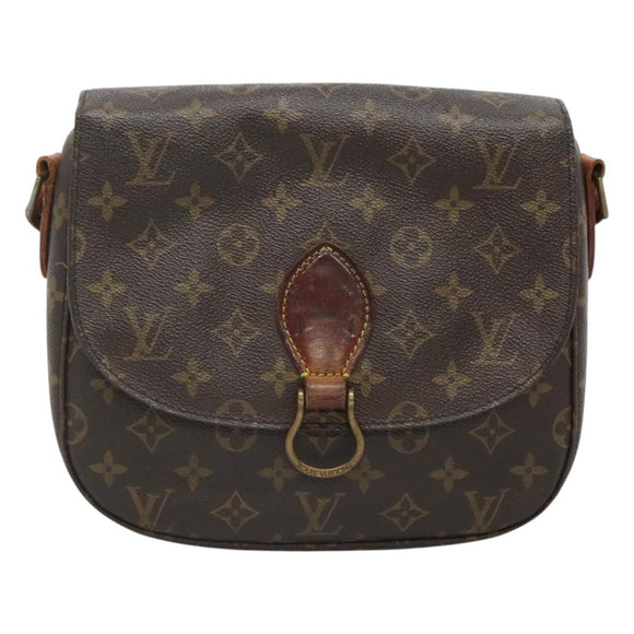 LOUIS VUITTON Monogram Saint Cloud GM Shoulder Bag M51242 LV Auth 123875