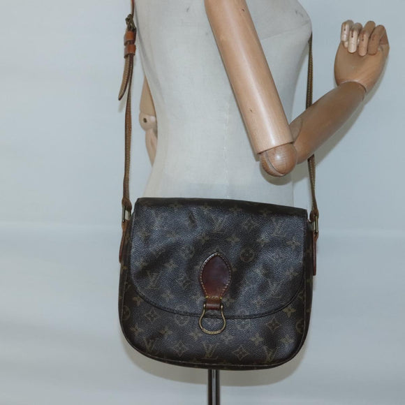 LOUIS VUITTON Monogram Saint Cloud GM Shoulder Bag M51242 LV Auth 123875