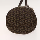 CELINE C Sulky Shoulder Bag Canvas Brown Gold Auth 123897-9