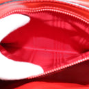 CELINE Shoulder Bag Leather Red Gold Auth 123901-22