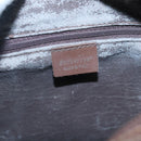 Burberrys Nova Check Hand Bag PVC Beige Gold Auth 123902-10