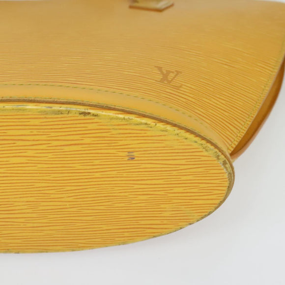 LOUIS VUITTON Epi Saint Jacques Hand Bag Yellow M52279 LV Auth 123915