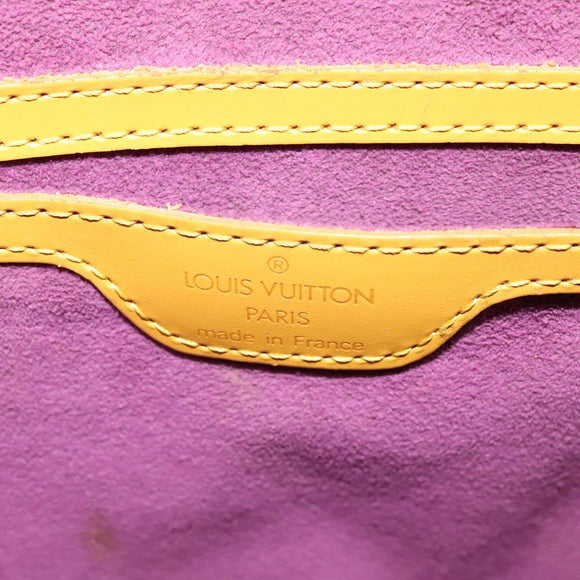 LOUIS VUITTON Epi Saint Jacques Hand Bag Yellow M52279 LV Auth 123915